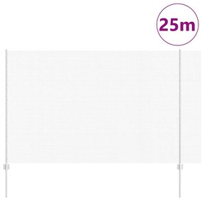 vidaXL Φράχτης με Στήλες. Ασημί 1.6 x 25 m Ατσάλι