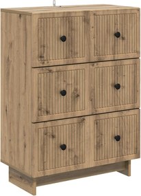vidaXL Ντουλάπι με Συρτάρια 66 x 34,5 x 90 εκ Επεξεργασμένο Ξύλο