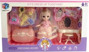 Σετ κούκλα με αξεσουάρ ομορφιάς - 6688-26-DIY - 917465