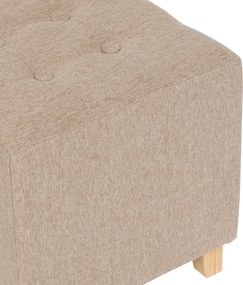 Σκαμπό (35x35x35) A-S Leandre Beige 121360T