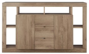 Rafa Μπουφές Μαύρος Συρτάρια 172x42x102