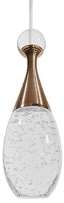 Φωτιστικό Οροφής Led Jadore 01232 GloboStar Metal, Glass