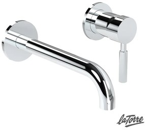 Μπαταρία Νιπτήρα Τοίχου Τech La Torre Chrome 12208-100