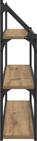 vidaXL Ράφι Τοίχου Επιτοίχιο Artisan Oak 80 x 21 x 78,5 cm