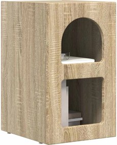 vidaXL Κομοδίνο ELST Δρύς Sonoma 29,5 x 33,5 x 50 εκ