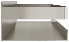 vidaXL Ράφι Μπάνιου 30x10x6 εκ. Βουρτσισμένο Ανοξείδωτο Ατσάλι 304