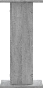 vidaXL Βάσεις Ηχείων 2 Τεμ. Γκρι Sonoma 30x30x60εκ. Επεξεργασμένο Ξύλο