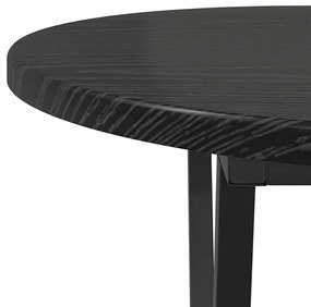 vidaXL Τραπέζι του καφέ Μαύρη Οξυά 80 x 40 x 40.5 εκ