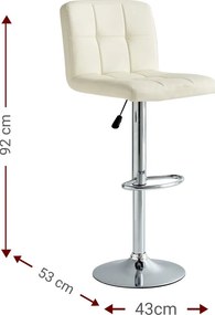 Σκαμπό μπαρ Sammie-Leuko