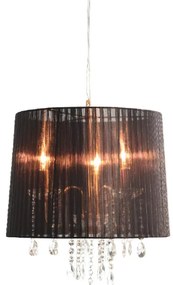 Φωτιστικό Οροφής Τρίφωτο Aca Alice 1P400BK Black