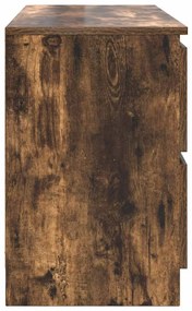 vidaXL Έπιπλο Τηλεόρασης Καπνιστή Δρυς 100x35x54 εκ. Επεξ. Ξύλο