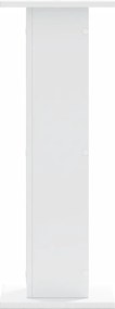vidaXL Βάσεις Ηχείων 2 Τεμ. Λευκή 30x30x80 εκ. Επεξ. Ξύλο