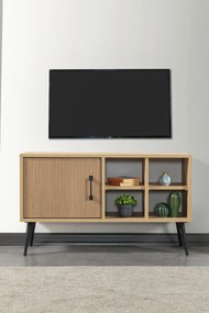 Έπιπλο Τηλεόρασης Sapphire Δρυς SOCLEFI 100x35x20