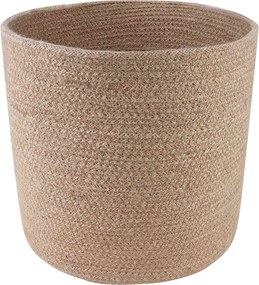 vidaXL Σετ Γλαστρών 2 pcs Φυσικό Ø 28 x 28 εκ 100% Γιούτα Τοσσά