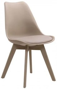 MARTIN-II καρέκλα PP Tortora/Μοντ.ταπετσαρία 52x49x82cm ΕΜ137,9