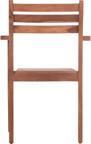 ΠΟΛΥΘΡΟΝΑ KEMPO HM6358 ΞΥΛΟ TEAK ΣΕ ΦΥΣΙΚΟ--58x58,5x88Υεκ.