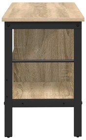 vidaXL Ράφι Βιβλίων Δρύς Sonoma 82 x 32 x 47 εκ. Επεξεργασμένο ξύλο