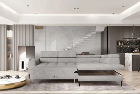 Γωνιακός καναπές Sovvor-Ekrou-Αριστερή