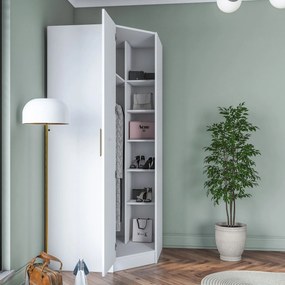 Ντουλάπα Λευκό BRETEL 91x57.5x210