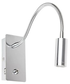 Φωτιστικό Τοίχου - Reader Juliet 41025NA USB Type C 37x13cm Chrome Faro Barcelona