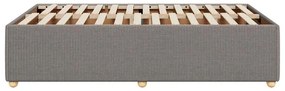 vidaXL Σκελετός Κρεβατιού Χωρίς Στρώμα Taupe 120x200 εκ. Υφασμάτινο