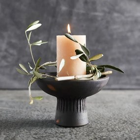 Fire S Διακοσμητικό Δοχείο Καφέ/Μαύρο, H12 Ø18cm MUUBS