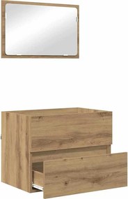 vidaXL Σετ Επίπλων Μπάνιου 2 τμχ. Artisan Oak 57 x 37 x 45 εκ.