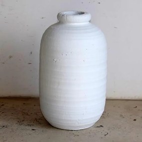 ΒΑΖΟ ΚΕΡΑΜΙΚΟ ΛΕΥΚΟ 20x20x33.5cm|752-20265