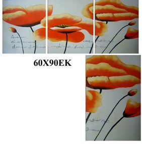 MarHome ΠΙΝΑΚΑΣ ΛΟΥΛΟΥΔΙA ΠΟΡΤΟΚΑΛΙ 60x90cm  16-13229