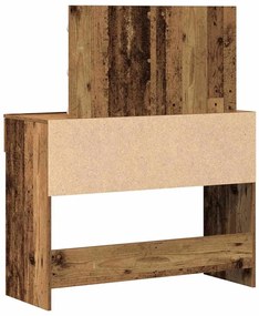 vidaXL Κομοδίνο Παλιό Ξύλο 100 x 40 x 120 εκ. Επεξεργασμένο ξύλο
