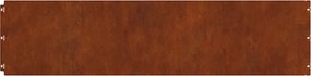 vidaXL Περίγραμμα γκαζόν 20 τμχ. 25 x 103 cm Σκ rusty
