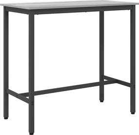 vidaXL τραπέζι Γκρίζο Σονομα 100 x 50 x 90,5 εκ