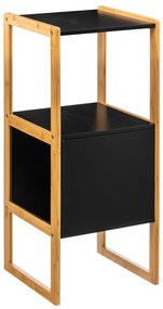 Ντουλάπι Μπάνιου Με Ράφι (33x33x80) F-V Natureo Black 174894B