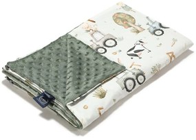 Κουβέρτα Minky Αγκαλιάς (80x100) La Millou ABC Farm Khaki