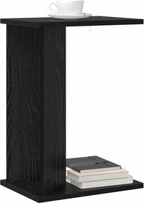 vidaXL End Table Μαύρη Οξυά 35 x 25 x 50 εκ Επεξεργασμένο ξύλο