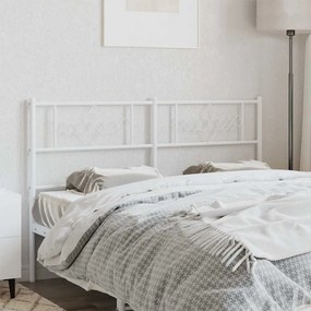 vidaXL Ανταλλακτικό κεφαλάρι Λευκό 120 εκ. Μεταλλικό
