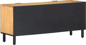vidaXL Ντουλάπι τηλεόρασης καφέ 105x33x46 cm από μασίφ ξύλο Mango