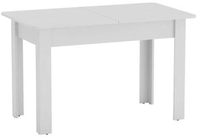 Τραπέζι Quiin επεκτεινόμενο λευκό 120-174x70x73.5εκ 164x70x73.5 εκ.
