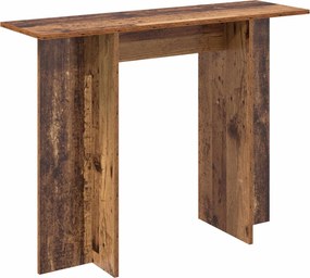 vidaXL Τραπέζι κονσόλας Παλαιωμένο ξύλο 100 x 30 x 75 εκ