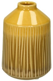 Βάζο ArteLibre Κίτρινο Κεραμικό 12.7x12.7x17.8cm