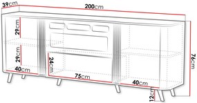 Μπουφές Volare II-Cashmere