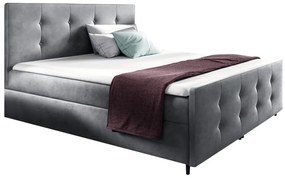 Επενδυμένο κρεβάτι Viena-Gkri-200 x 200