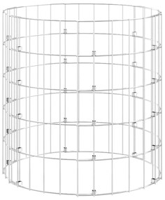 vidaXL Κομποστοποιητής Κήπου Ø50x50 εκ. Γαλβανισμένος Χάλυβας