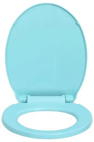 vidaXL Κάλυμμα Λεκάνης με Soft Close &amp; Quick Release Οβάλ Πράσινο
