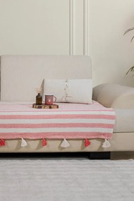 Stewehome Κάλυμμα καναπέ με πον και φούντες 115x201 cm