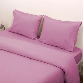 Φανελένια Σεντόνια Υπέρδιπλα (Σετ) Viopros 3100 Λιλά