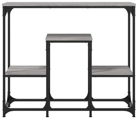 vidaXL Τραπέζι Κονσόλα Γκρι Sonoma 89,5x28x76 εκ. Επεξεργασμένο Ξύλο