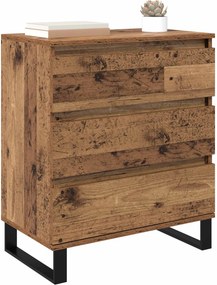 vidaXL Πλαϊνό γραφείο Παλιό Ξύλο 60 x 35 x 70 cm Επεξεργασμένο ξύλο