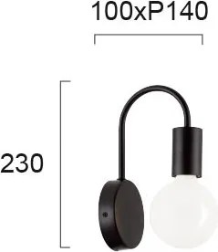 Απλίκα Τοίχου Viokef Jane 4232900