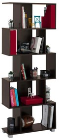 Bookcase from melamine  Wenge 70x25x177 cm.